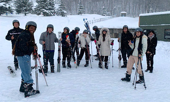 Curso de férias - inverno no Canadá